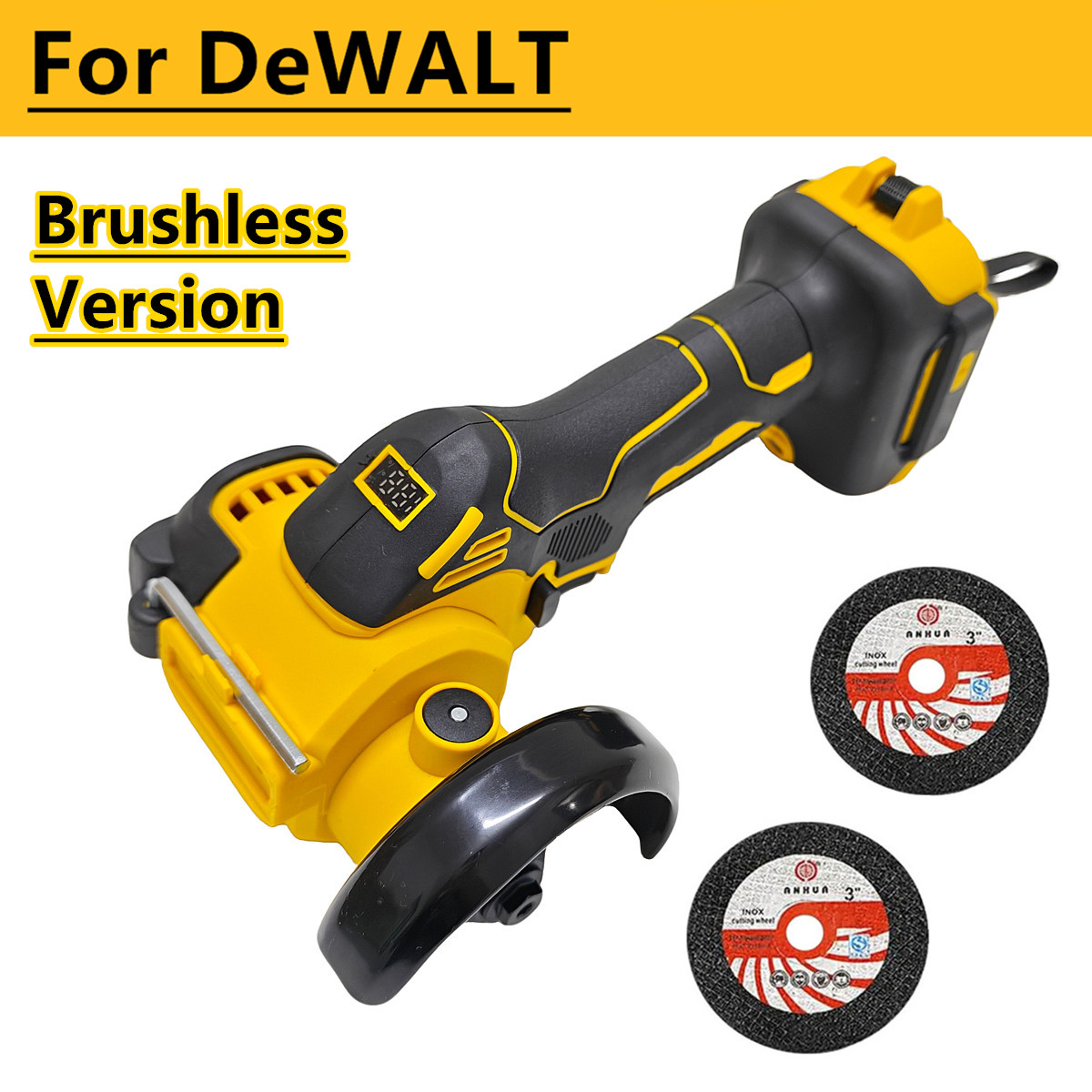 Brushless Angle Grinder Battery Powered - Esmerilhadeira angular sem escova de 3