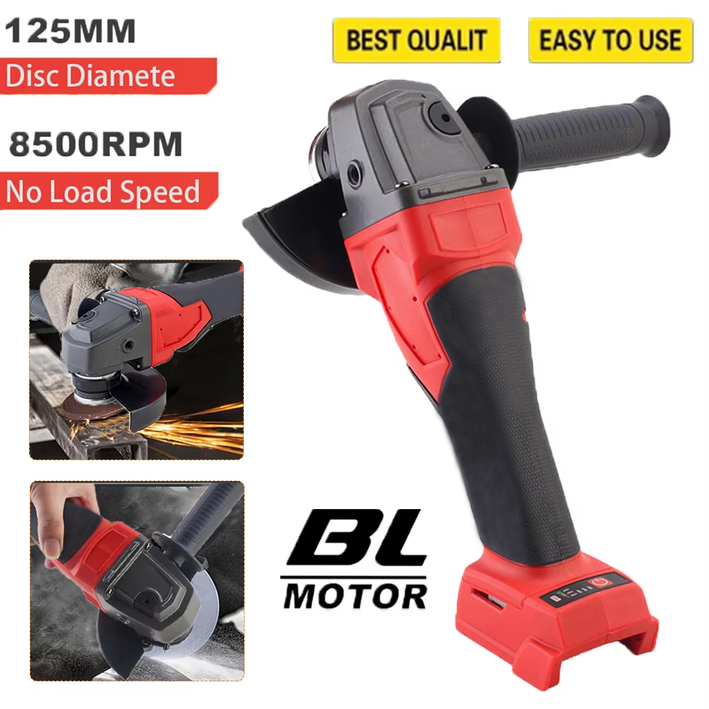 Brushless Angle Grinder Battery Powered - Esmerilhadeira Elétrica de 125mm com 3