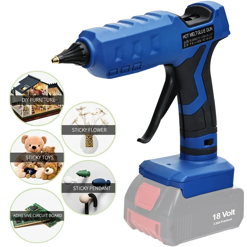 Hot Melt Glue Gun Cordless - Pistola de cola quente sem fio