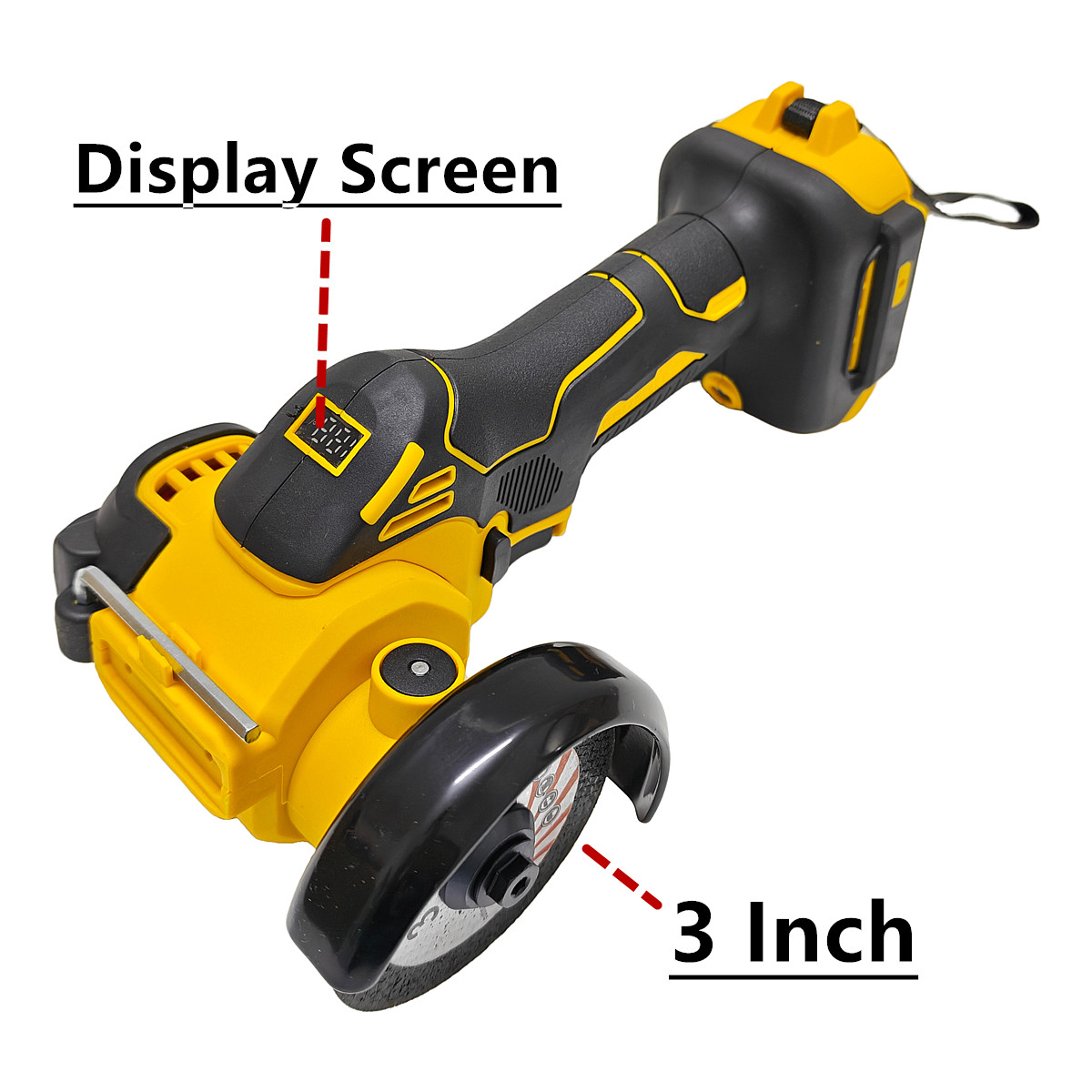 Esmerilhadeira angular sem esc - Brushless Angle Grinder Battery Powered avaliação e preço