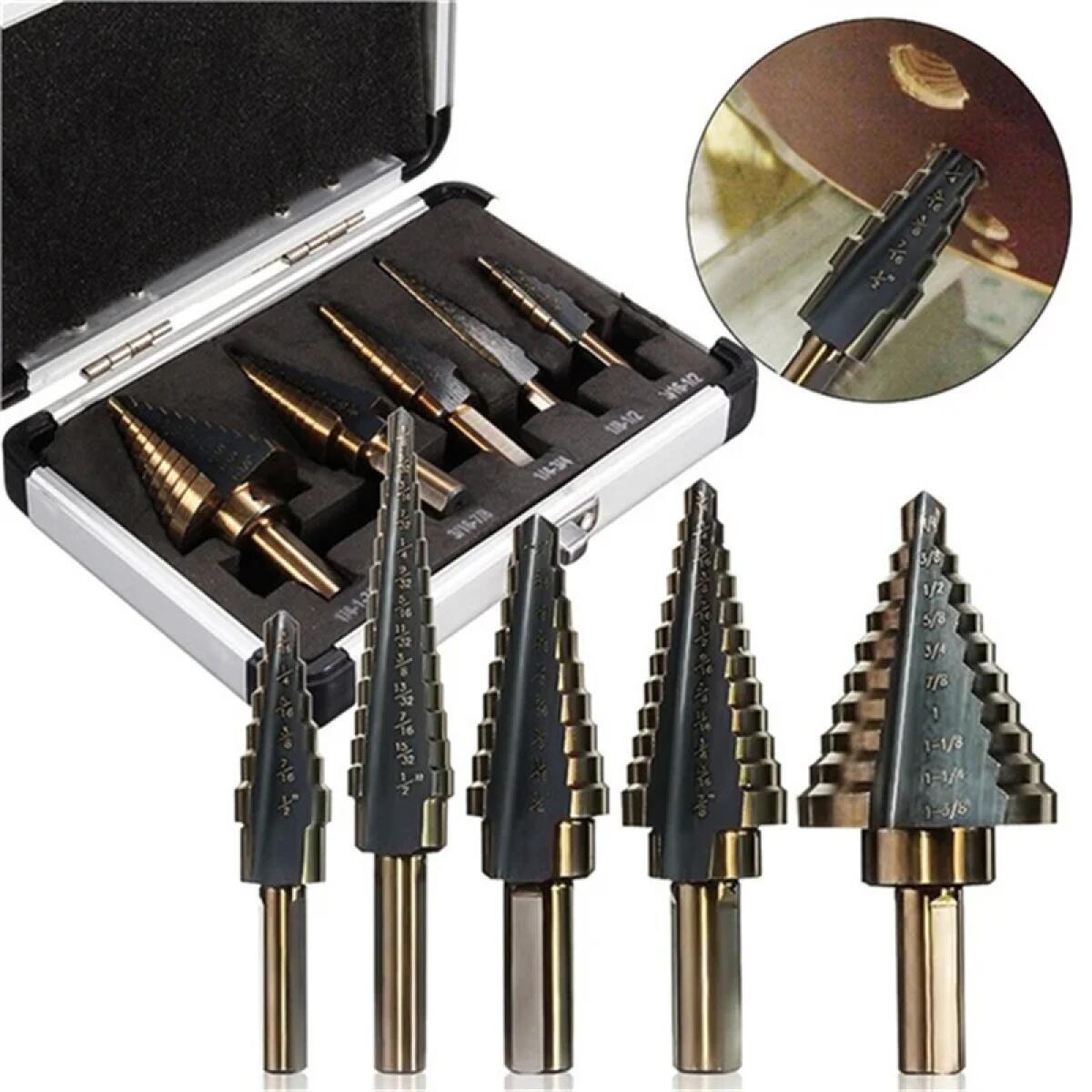 Conjunto de 5 Brocas Escalonad - Hardware avaliação e preço