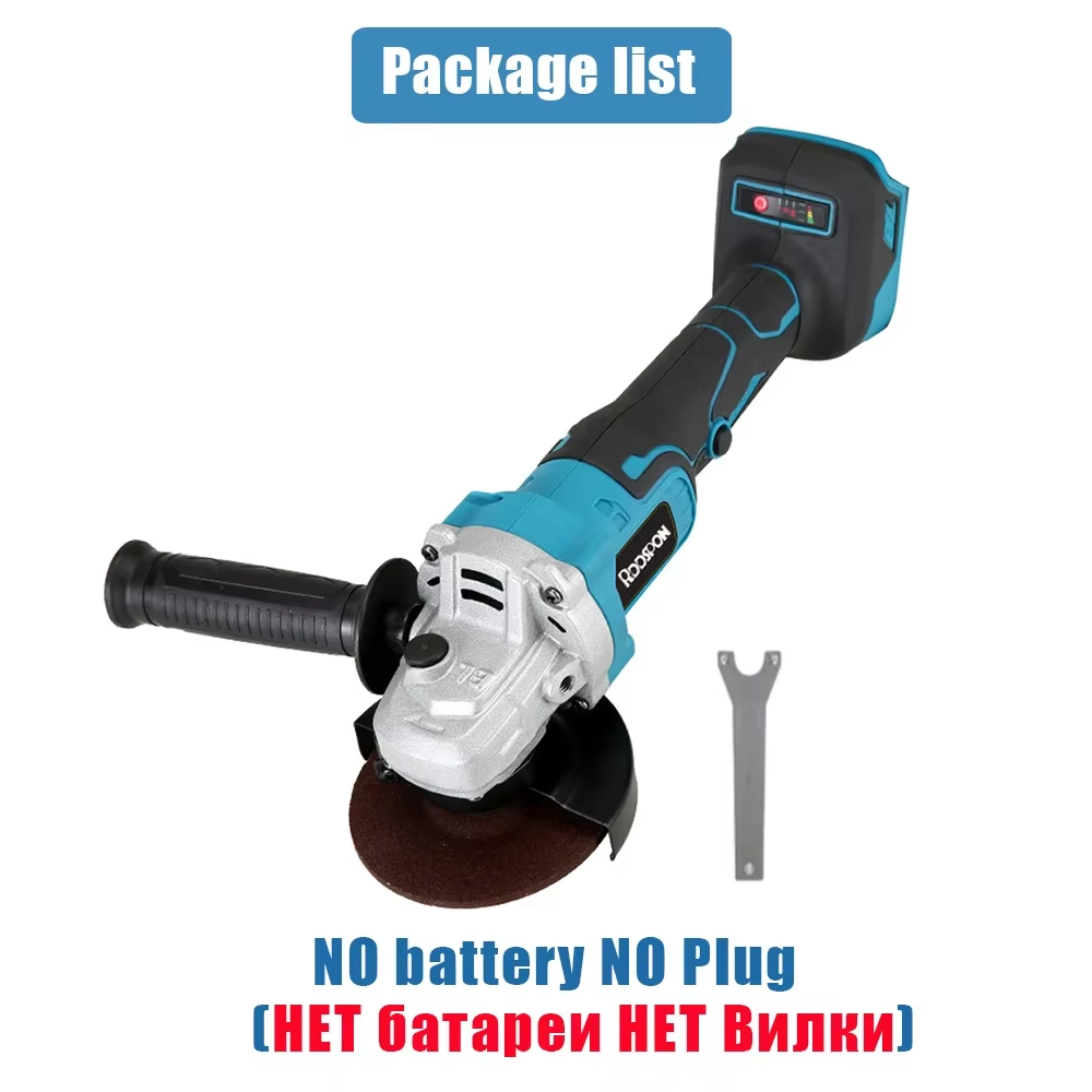 125/100mm moedor de ângulo sem - Brushless Angle Grinder Battery Powered avaliação e preço