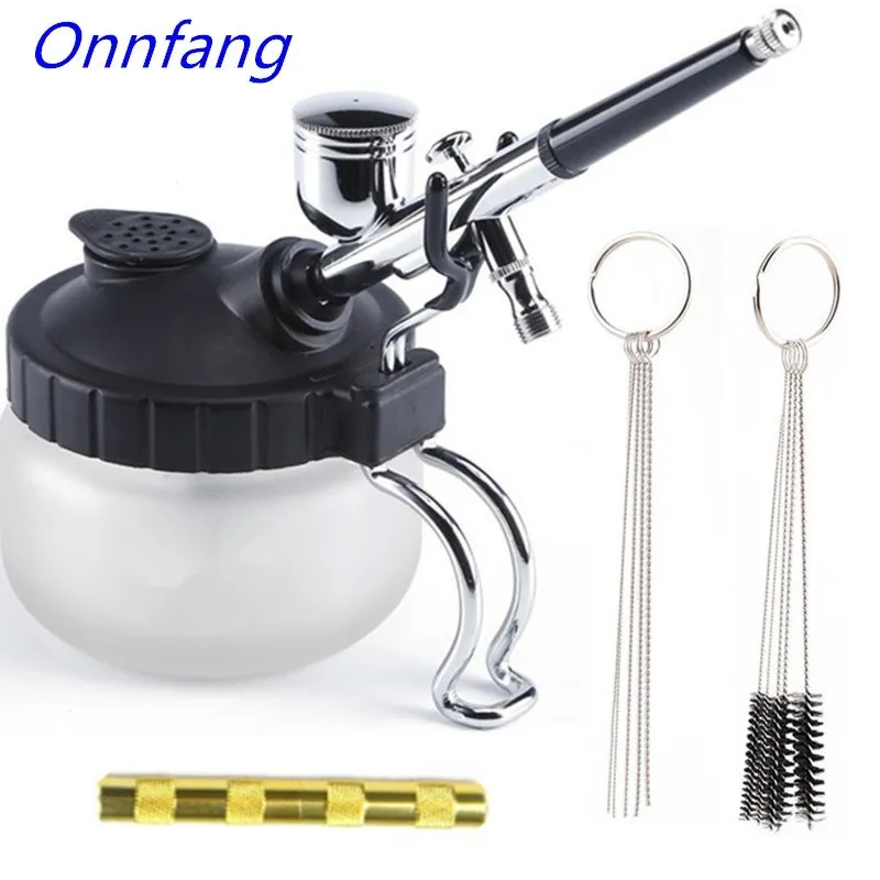 Airbrush pote de limpeza estab - Airbrush Kit With Mini Compressor avaliação e preço