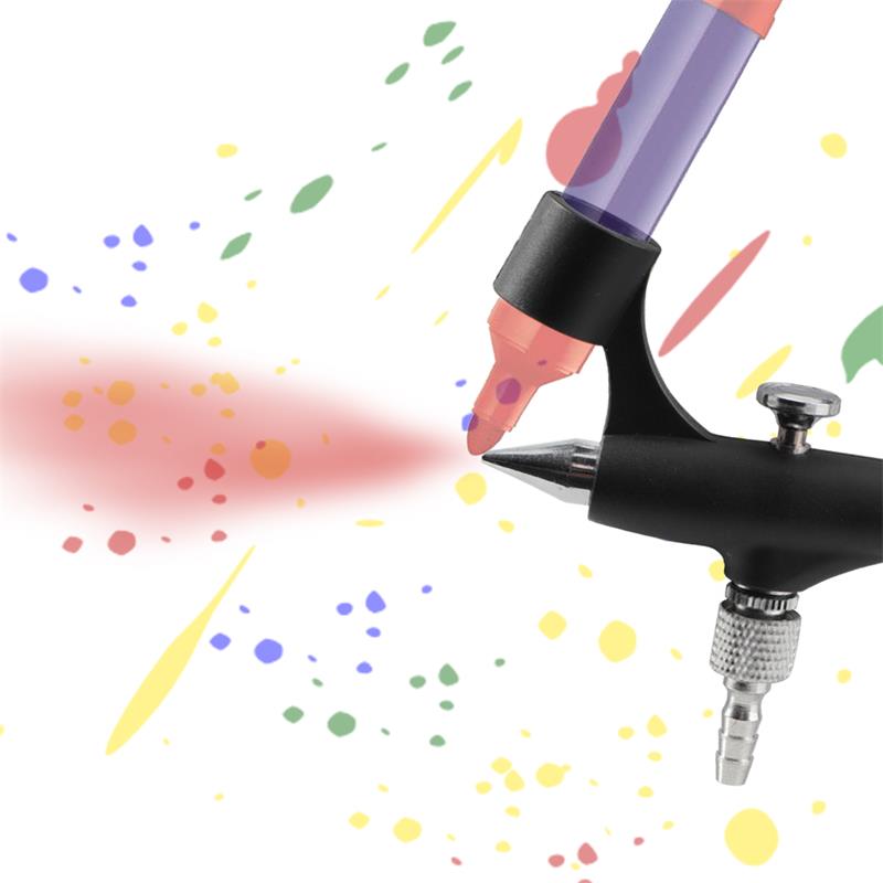 Pequeno aerógrafo para caneta  - Airbrush Kit With Mini Compressor avaliação e preço