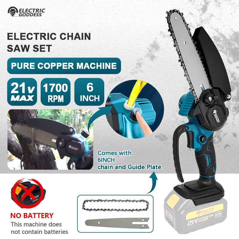 Mini Serra Elétrica Portátil S - Mini Electric Chainsaw 6 Inch avaliação e preço