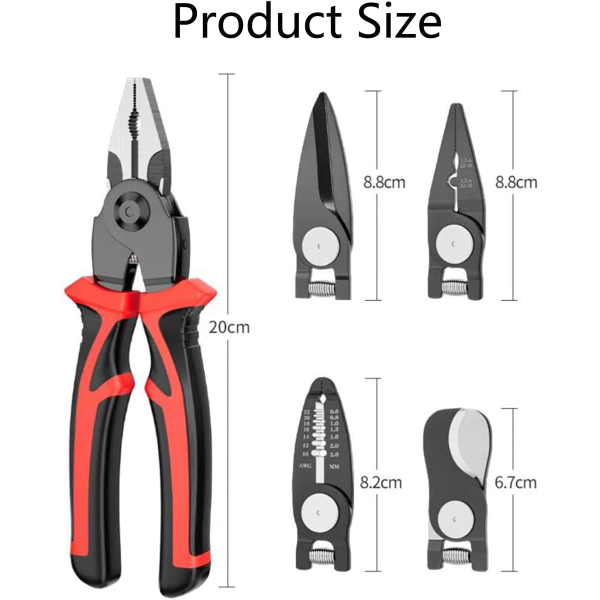 Alicate de crimpagem 5 em 1, c - Automatic Wire Stripper Cutter avaliação e preço