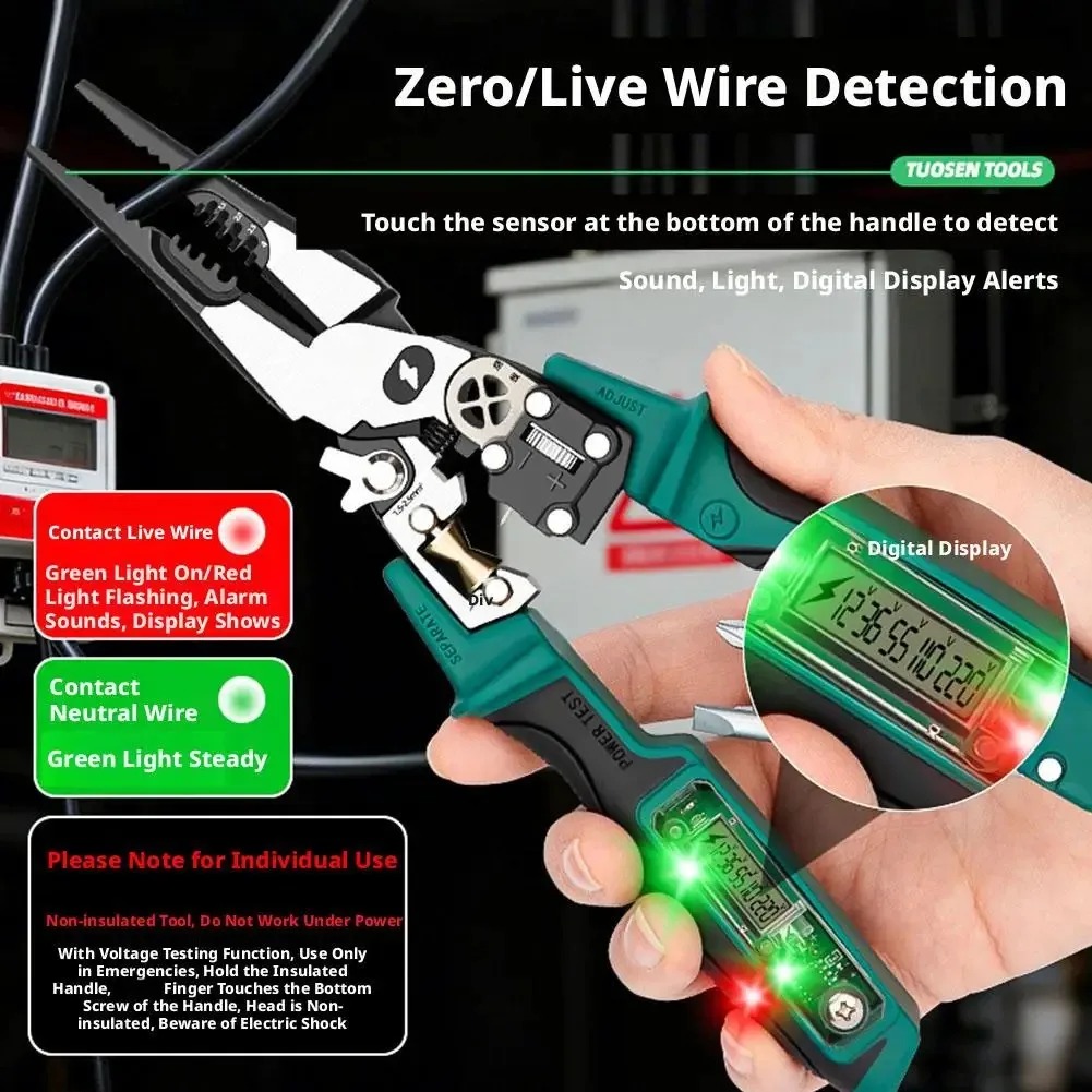 Alicate de Eletricista com Tes - Automatic Wire Stripper Cutter avaliação e preço
