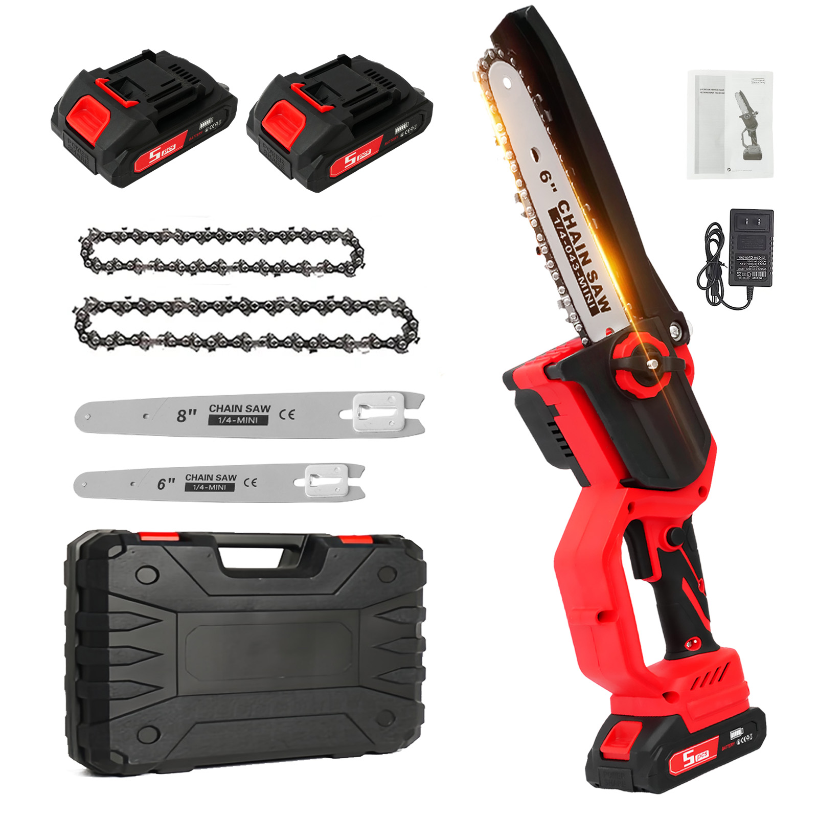 Motosserra Elétrica 1380W de A - Mini Electric Chainsaw 6 Inch avaliação e preço