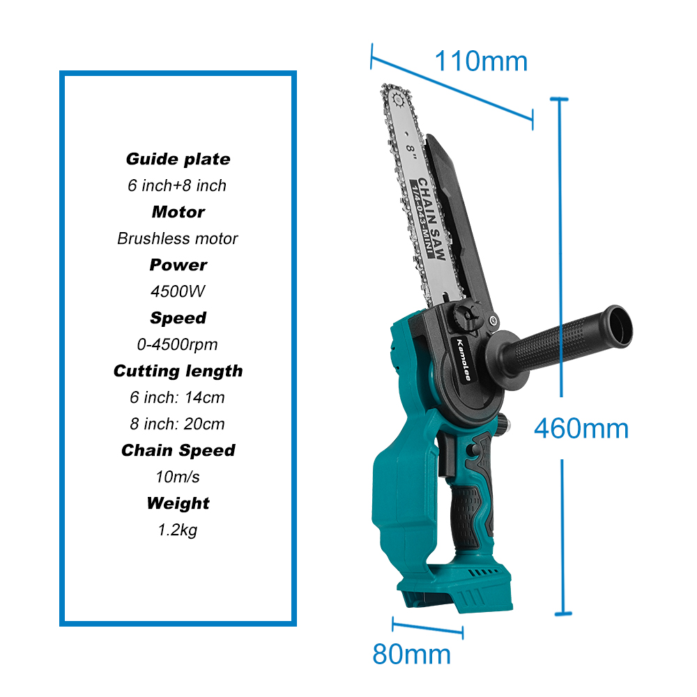 Kamolee 6 Polegada 8 Polegada  - Mini Electric Chainsaw 6 Inch avaliação e preço